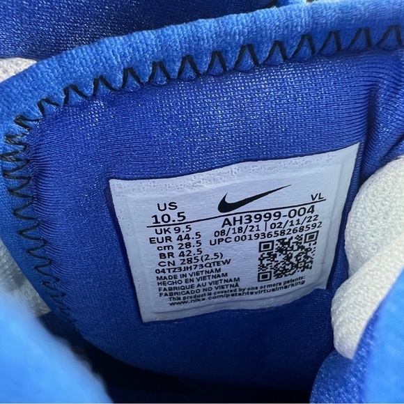 Nike Force Savage Elite 2 Football Cleats Blue Black - Picture 8 of 8